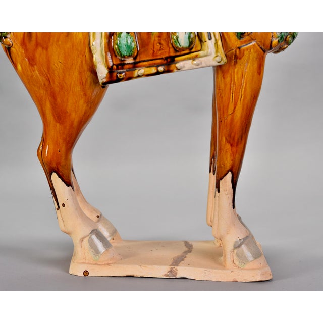Large Chinese Ceramic Tang Horse Chairish