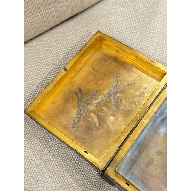 Japanese Cloisonne Enamel Dragon Trinket Box Attributed to Inaba, Meiji For Sale - Image 9 of 12