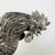 Metal Bronze Cast Roosters in Silver, 1900s, Set of 2 For Sale - Image 7 of 11