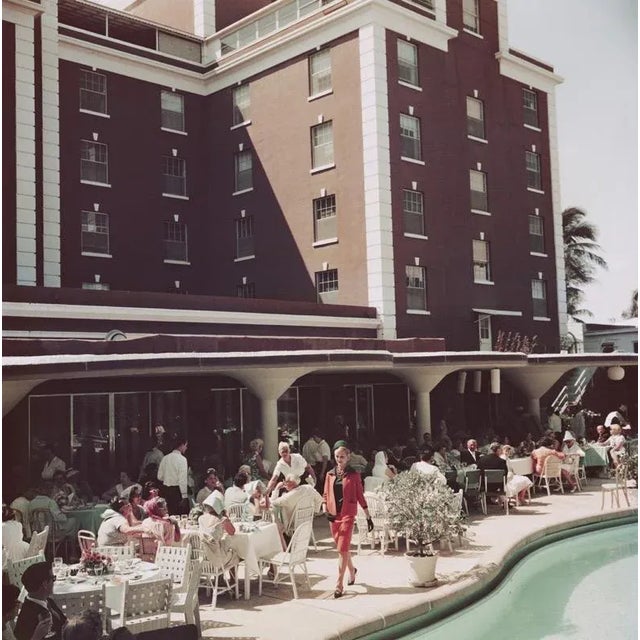 Colony Hotel (1961) Limited Estate Stamped (Photo by Slim Aarons) A fashion show at the Colony Hotel in Palm Beach,...