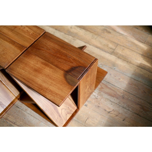 Vintage Side Tables from Maison Regain, France, 1970s, Set of 2 For Sale - Image 16 of 18