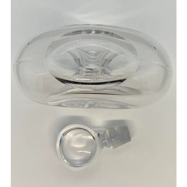 Contemporary Atlantis Equinox Lead Crystal Decanter From Portugal For Sale - Image 9 of 12