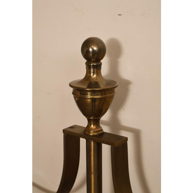 Mastercraft Vintage Brass King Headboard For Sale - Image 13 of 18