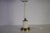 Vintage Italian Table Lamp in White Metal and Opal Glass, 1960s For Sale - Image 12 of 15