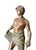 A beautiful masculine sculpture statue of a part clothed male entitled Francois Moreau, born 1857 at and died in 1930....