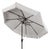 Summer afternoons at an exclusive private members club inspired this posh nine-foot crank umbrella. it's classic white...