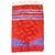 Rare color handwoven mohair wool rug in bright reds and purple. Measures: 2'6" x 3'8", third quarter 20th century.