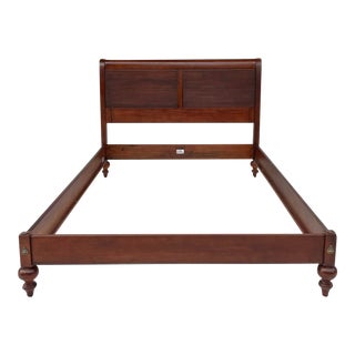 Ethan Allen Queen British Classics Island Bed Frame For Sale