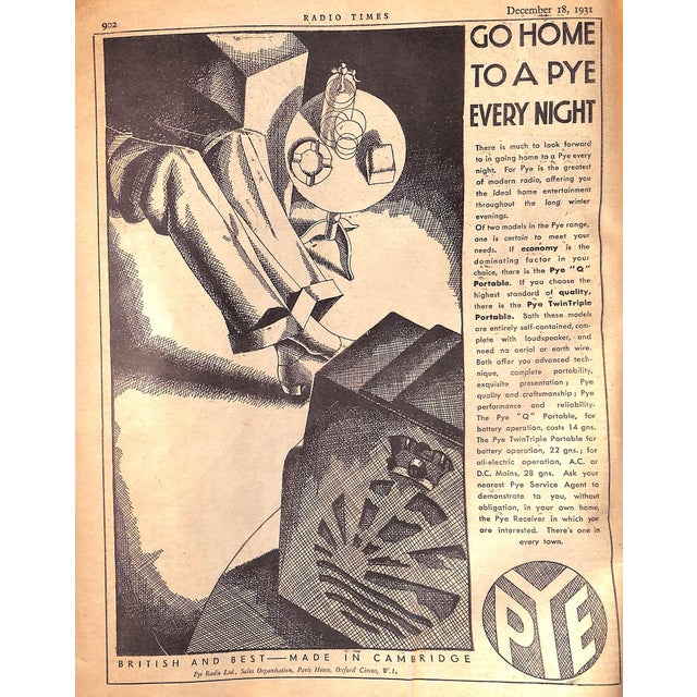 Rex Whistler “Radio Times Christmas Number” December 1931 For Sale - Image 10 of 10