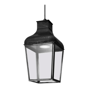 Tekna Montrose Led Pendant Light With Dark Bronze Finish and Clear Glass