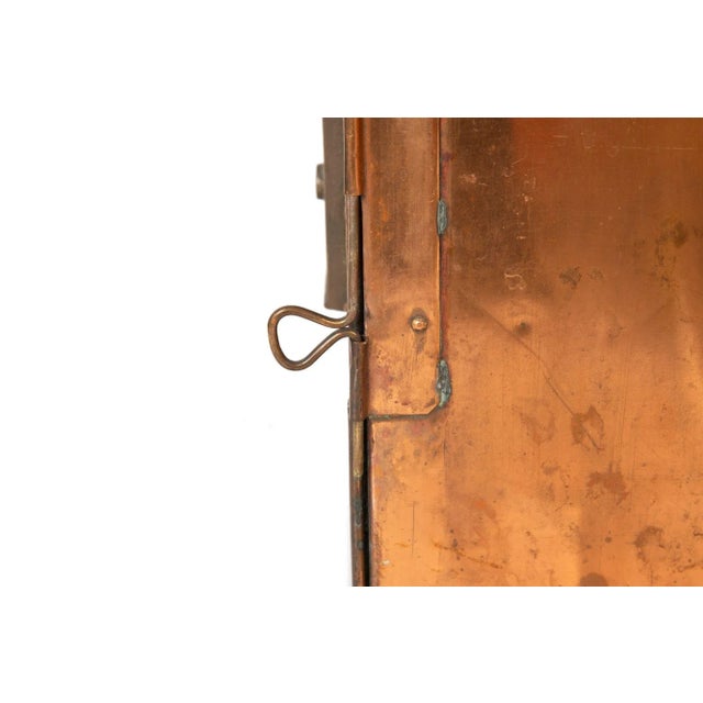 Pair of English Copper Ship’s Starboard & Port Ship's Lanterns For Sale - Image 11 of 13