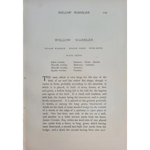 1855 Framed Woodblock Print, "A Natural History of the Nests & Eggs of British Birds" For Sale - Image 4 of 12