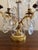 Antique French Dore Bronze & Crystal Girandole Candelabra Lamps - a Pair For Sale - Image 9 of 13