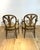 EJ Victor Pair E J Victor Plume Back Fauteuil Chairs For Sale - Image 4 of 4