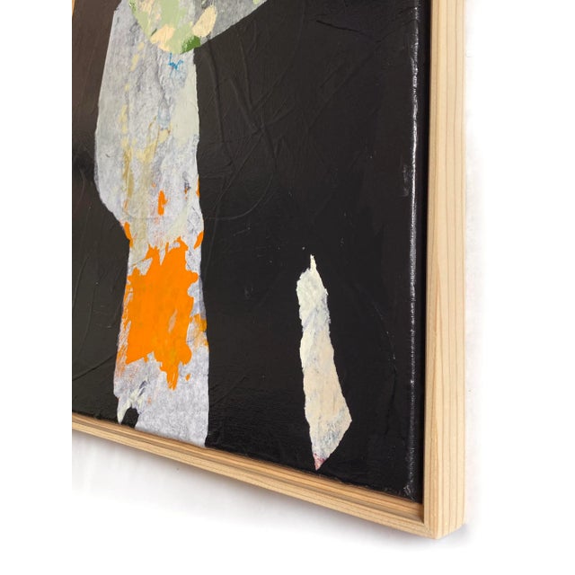 Original painting by Jessalin Beutler, completed in 2023. Acrylic and collage on stretched canvas. Signed, dated and...