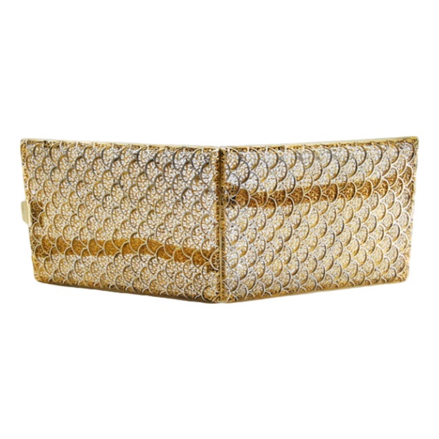 Cigarette Case in Silver Filigree For Sale