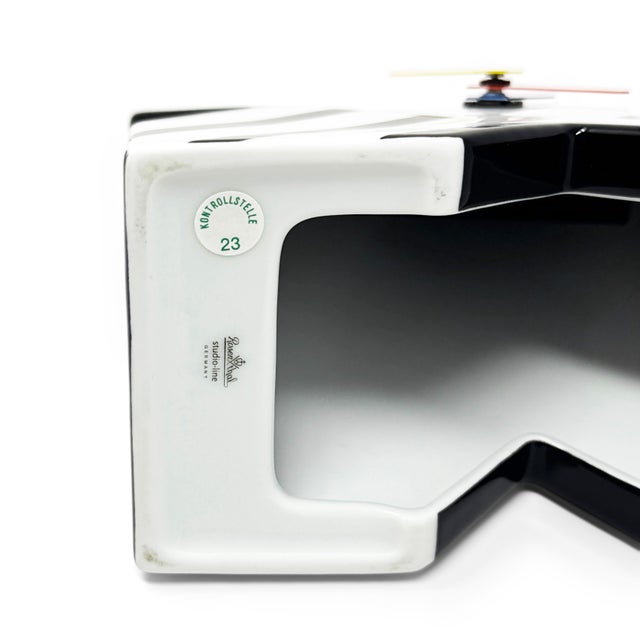 Ceramic Postmodern Procelain Clock by Marcello Morandini for Rosenthal Studio Line For Sale - Image 7 of 9