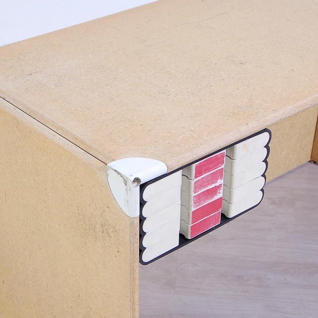 Gray Desk and Chest of Drawers in OSB Panels, 1990s, Set of 2 For Sale - Image 8 of 16