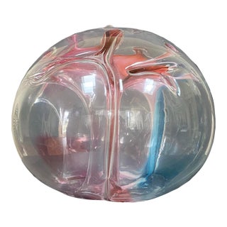 2000 Peter Bramhall Art Glass Orb For Sale