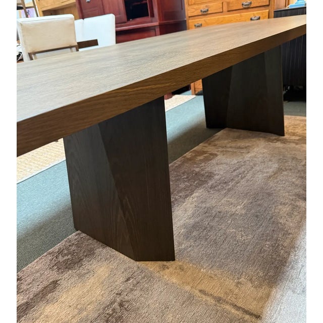Arik Levy for Living Divani Wedge Dining Table + Poliform Sophie Side Dining Chairs, Set of Nine For Sale - Image 12 of 18