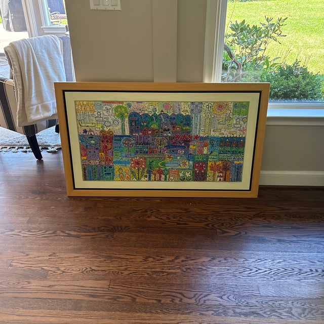 This work “Paradise” is part of the Art for Life collection and was purchased from the artist at the Ann Arbor, Michigan...