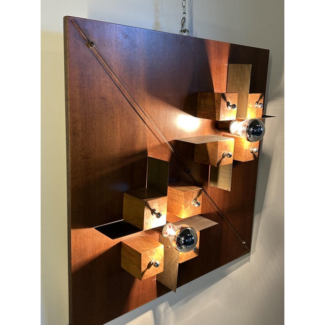 Large Arabesque Light Panel from Hit Proposal, 1970s For Sale - Image 13 of 18