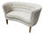 Small Mid-Century Banana Sofa, Denmark, 1970s For Sale