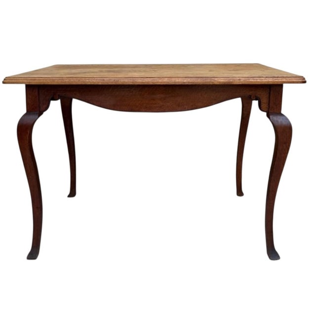 Brown French Side Table in Oak, 1820s For Sale - Image 8 of 8