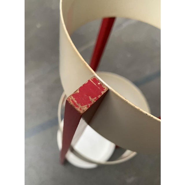 Mid-Century Space Age Metal and Wood Umbrella Stand, 1960s For Sale - Image 15 of 18