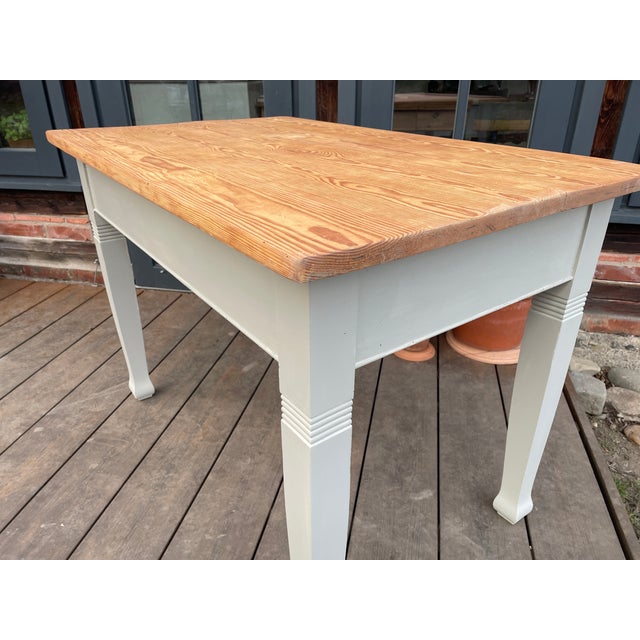 Antique Table in Fir, 1890s For Sale - Image 10 of 15