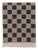 Brown Checkered Plaid in Cashmere and Wool by Villa Como For Sale