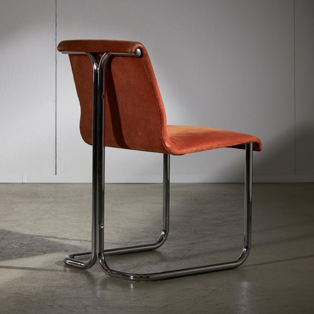 Vintage Velvet Desk Chair For Sale - Image 3 of 12