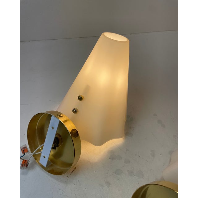 Murano Glass Wall Lamps, Italy, 1980s, Set of 2 For Sale - Image 9 of 14
