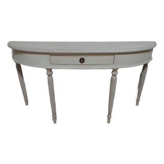Gustavian Style Console Table For Sale