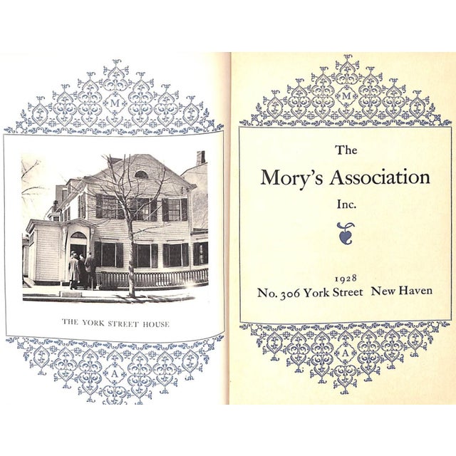 [113] pp. The Mory's Association No. 306 York Street New Haven 1928 8 1/4" x 5 3/4" Mory's, known also as Mory's Temple...