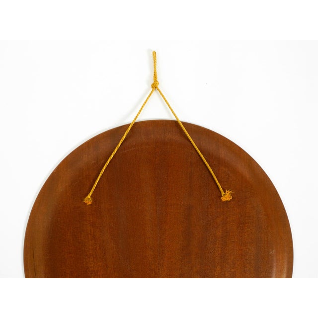 Mid-Century Modern Round Teak Wall Mirror by Ary Fanerprodukter Nybro, Sweden, 1960s For Sale - Image 12 of 13