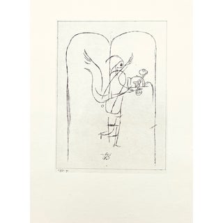 1947 Paul Klee Engraving 23 Fulfillment Angel 1920 Reproduction For Sale