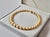 Gold South Sea Golden Pearls Necklace With 14k Gold Clasp For Sale - Image 8 of 11