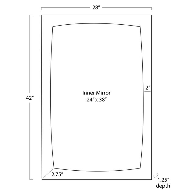 Estaban Leather Mirror Small, Black For Sale - Image 4 of 5