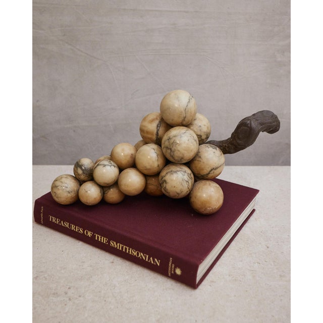 Stone Monumental Mid-Century Italian Alabaster Grapes For Sale - Image 7 of 17