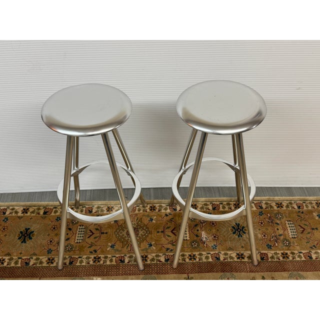 Knoll Pepe Cortes for Knoll Jamaica Bar Stools, Pair For Sale - Image 4 of 12