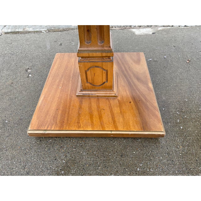 1970s 1970s Mid-Century Modern Walnut Marble Tables - a Pair For Sale - Image 5 of 8