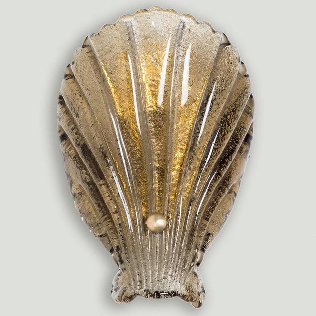 Shell Wall Light in Murano Glass, 1969 For Sale - Image 13 of 15