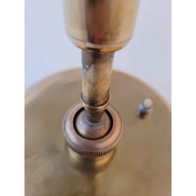 Brass Table Lamp by Giovanni Michelucci for Lariolux, Italy, 1940s For Sale - Image 6 of 18