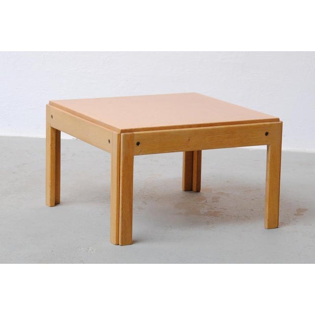 Fully Restored Danish Oak Plexus Side Table by Illum Wikkelso for CFC Silkeborg, 1960s For Sale - Image 3 of 9