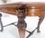 Carved Lion Face & Foot Legs Renaissance Revival Inlaid Walnut Center Table MINT For Sale - Image 15 of 16