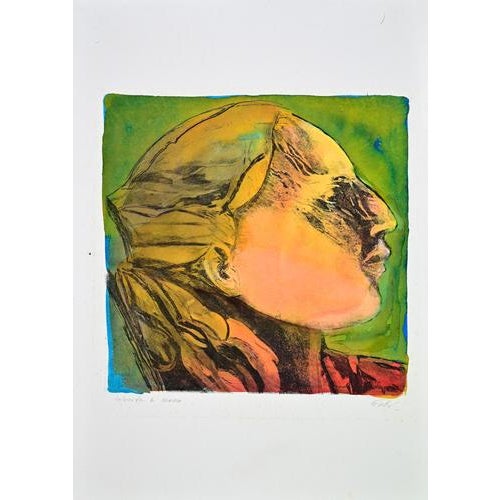 Etching and aquatint on paper. Hand signed in pencil. Very good condition except for some minor foxing. This piece is...