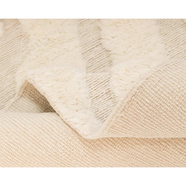 Early 21st Century Large Hand-Knotted Wool Rug by Azele Studio For Sale - Image 5 of 9