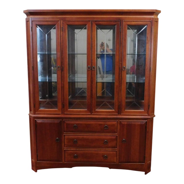 Thomasville Furniture Cherry Mission Style China Chairish