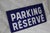 Blue and White Enamel Metal Traffic Sign, 1950s For Sale - Image 9 of 17